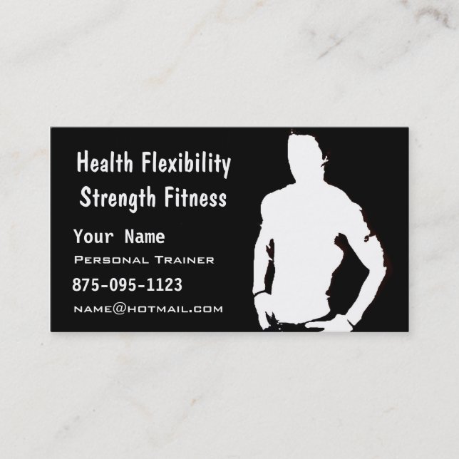 Personal Trainer Business Card (Front)