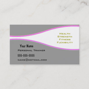 Personal Trainer Business Card
