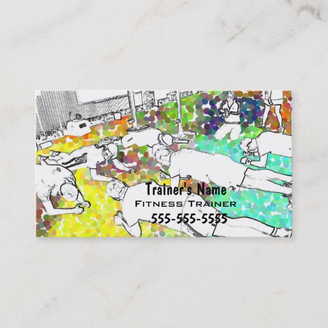 Personal Trainer Business Card (Front)