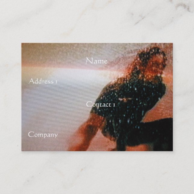 Personal Trainer Business Card - Customisable (Front)