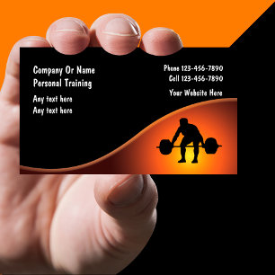 Personal Trainer Business Cards