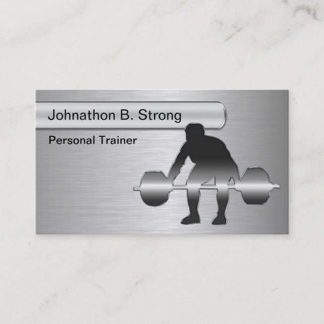 Personal Trainer Business Cards (Front)