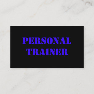 Personal Trainer Business Cards