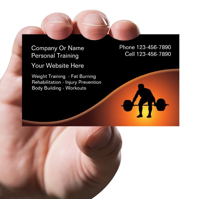 Personal Trainer Business Cards -New (Creator Uploaded)