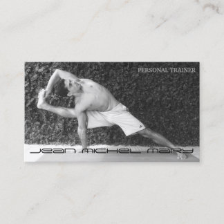 Personal trainer card