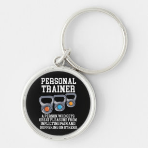 Personal Trainer Definition Key Ring
