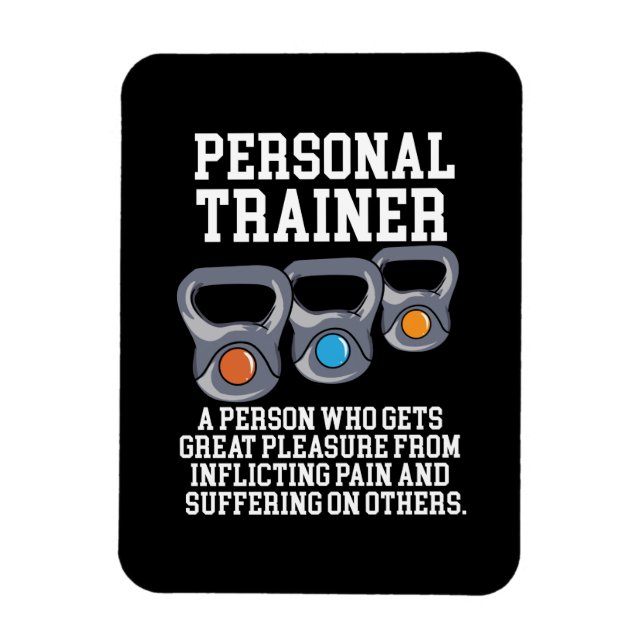 Personal Trainer Definition Magnet (Vertical)