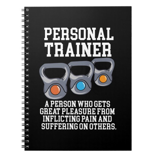 Personal Trainer Definition Notebook (Front)