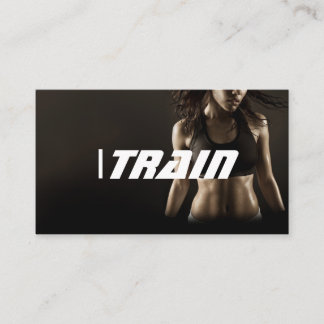 Personal Trainer Exercise Gym Fitness Business Card