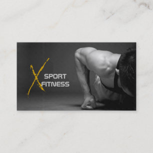 Personal Trainer, Fitness Business Card