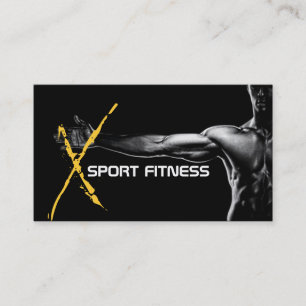 Personal Trainer, Fitness Business Card
