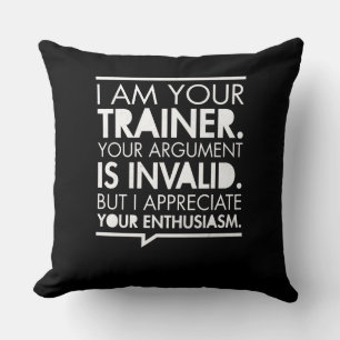 Personal Trainer Fitness Motivation Cushion