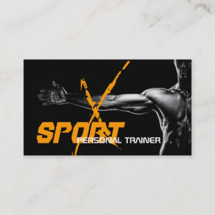 Personal Trainer Fitness Sport Business Card