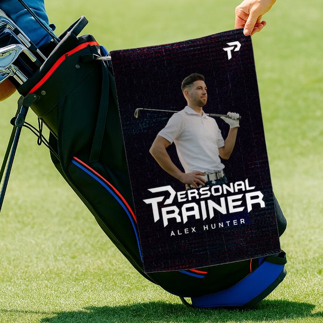 Personal Trainer Golf Personalised Towel (Creator Uploaded)
