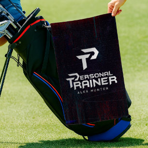 Personal Trainer Golf Personalised Towel