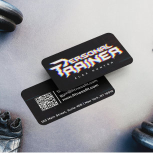 Personal Trainer Gym Fitness Personalised (2 SIDE) Business Card