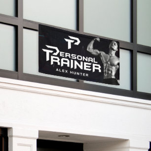 Personal Trainer Gym Fitness Personalised Banner
