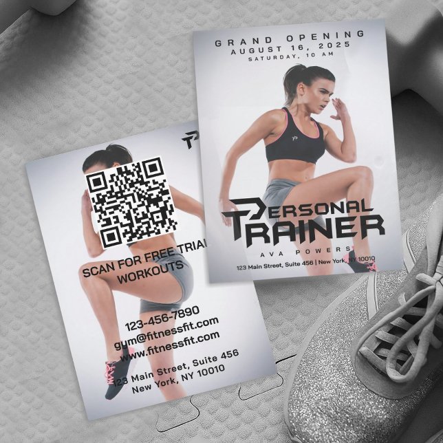 Personal Trainer Gym Fitness Personalised Invitation (Creator Uploaded)