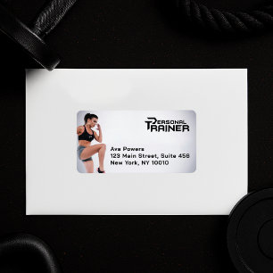 Personal Trainer Gym Fitness Personalised Label