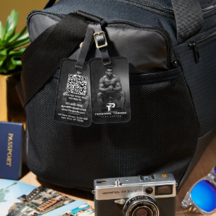 Personal Trainer Gym Fitness Personalised Luggage Tag