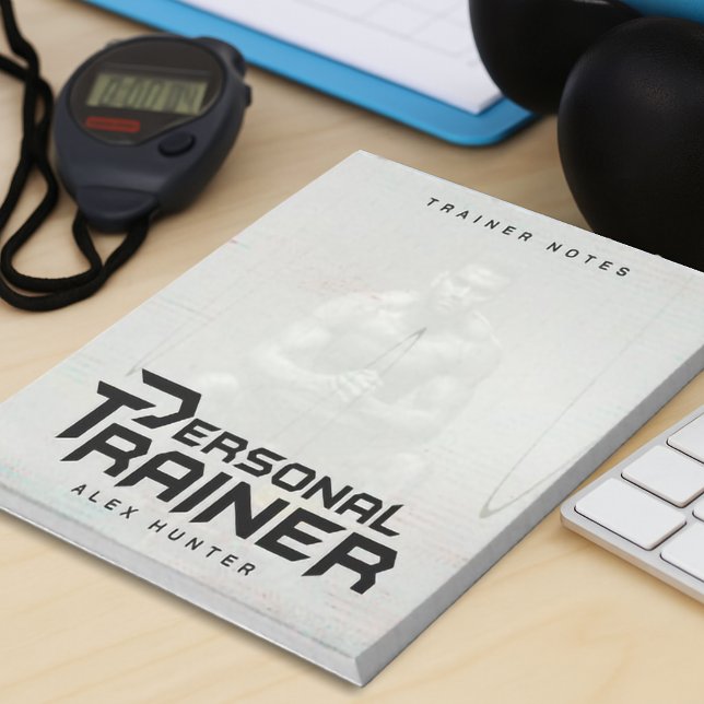 Personal Trainer Gym Fitness Personalised Notepad (Creator Uploaded)