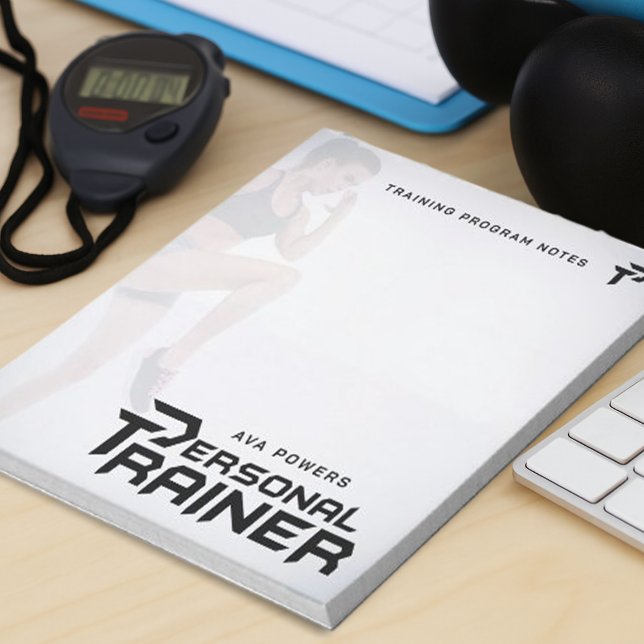 Personal Trainer Gym Fitness Personalised Notepad (Creator Uploaded)