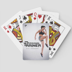 Personal Trainer Gym Fitness Personalised Playing Cards