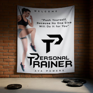 Personal Trainer Gym Fitness Personalised Tapestry