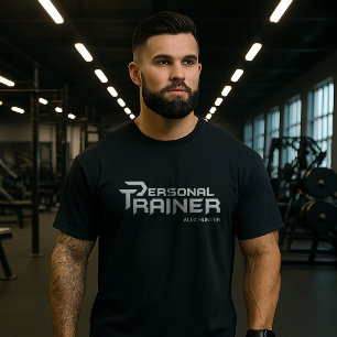 Personal Trainer Gym Fitness Personalized T-Shirt