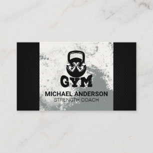Personal Trainer Gym Health Fitness Business Card
