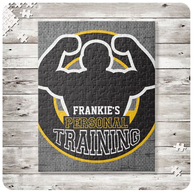 Personal Trainer GYM Power Training Fitness Custom Jigsaw Puzzle (Creator Uploaded)
