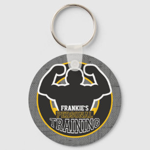 Personal Trainer GYM Power Training Fitness Custom Key Ring