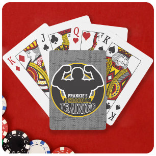 Personal Trainer GYM Power Training Fitness Custom Playing Cards
