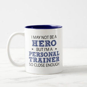 Personal Trainer Humour Novelty Two-Tone Coffee Mug