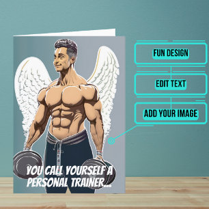 Personal Trainer or Coach Gym Birthday Card