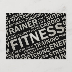 Personal Trainer or Fitness Centre Post Card
