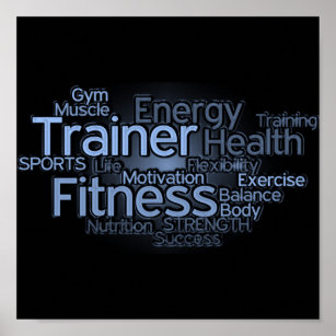 Personal Trainer or Fitness Centre Poster