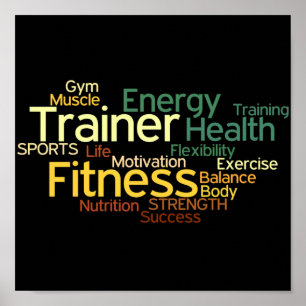 Personal Trainer or Fitness Centre Poster
