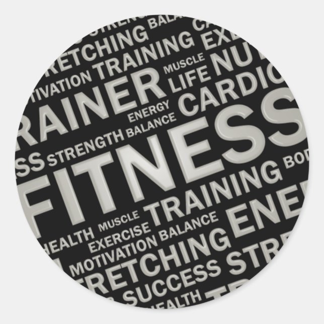 Personal Trainer or Fitness Centre Sticker (Front)