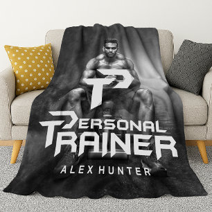 Personal Trainer Personalised Fleece Blanket