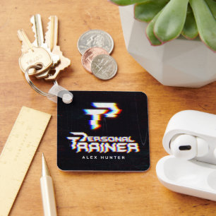 Personal Trainer Personalised Key Ring