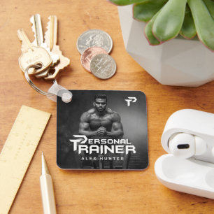 Personal Trainer Personalised Key Ring
