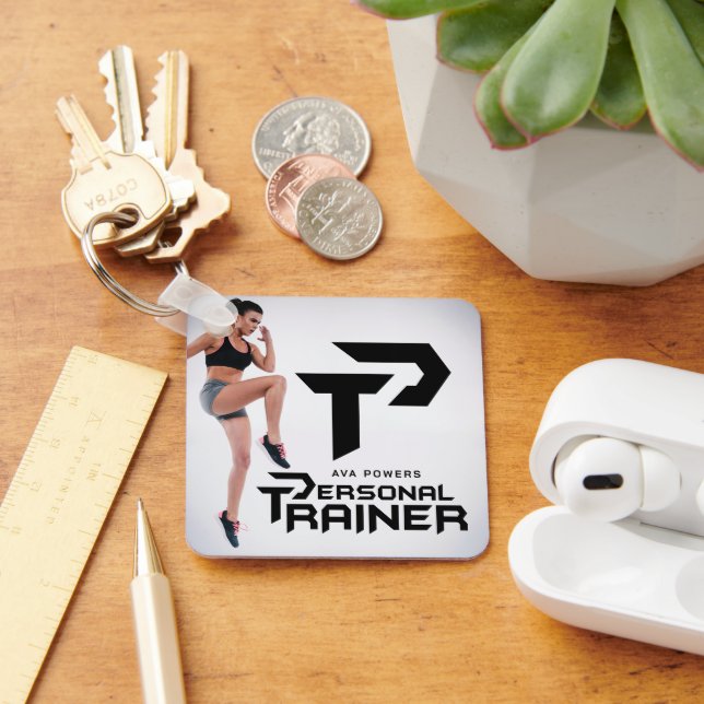 Personal Trainer Personalised Key Ring (Desk)