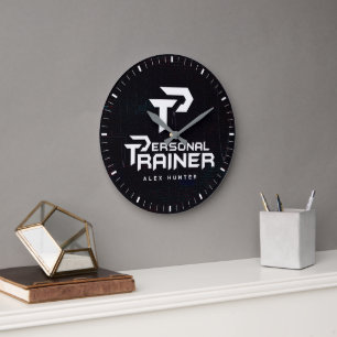 Personal Trainer Personalised Large Clock