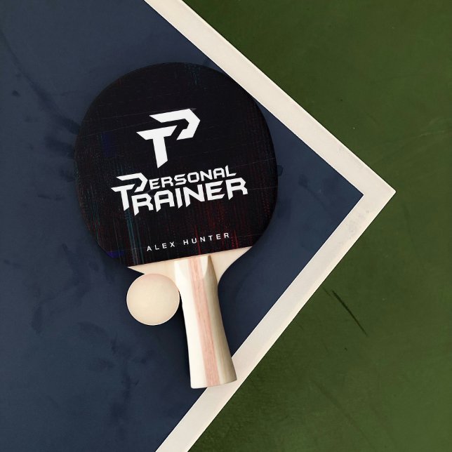 Personal Trainer Personalised Ping Pong Paddle (Creator Uploaded)