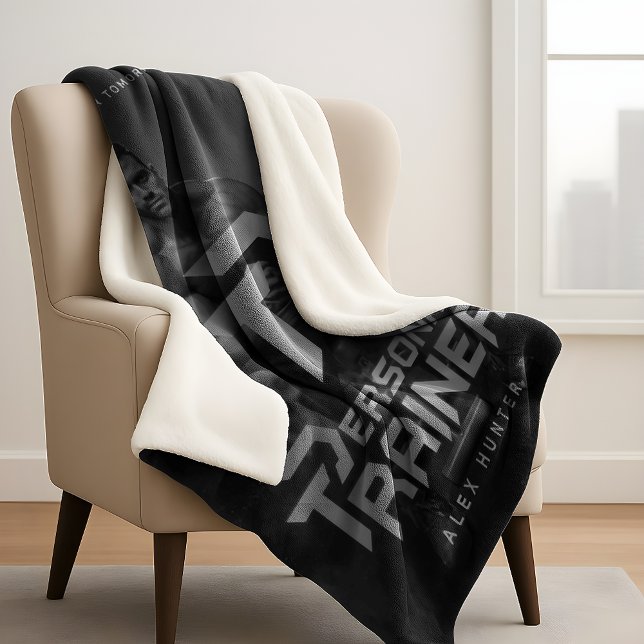 Personal Trainer Personalised Sherpa Blanket (Creator Uploaded)