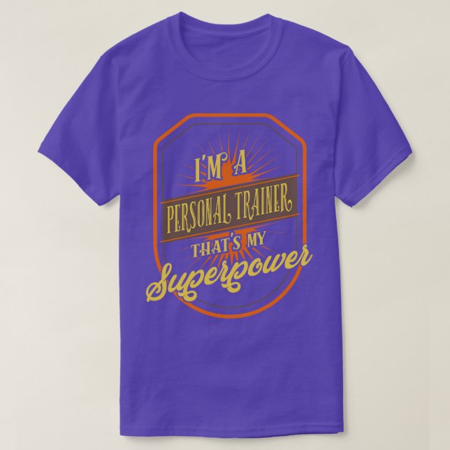 Personal Trainer Profession T-Shirt (Design Front)