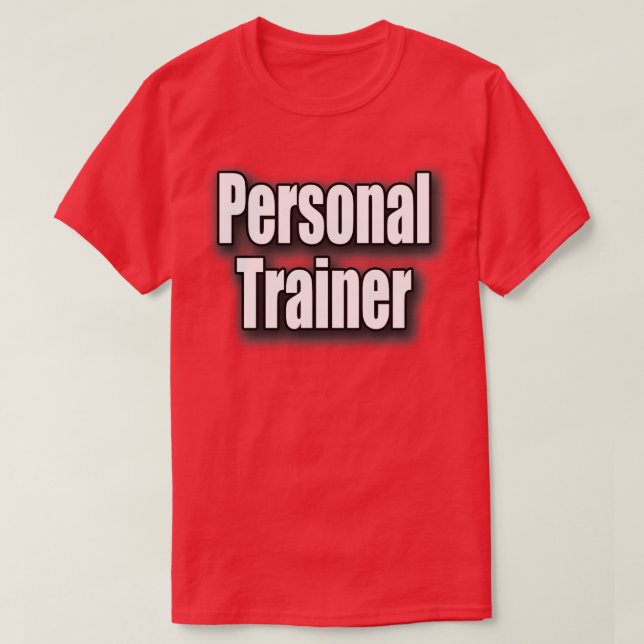 Personal Trainer Profession T-Shirt (Design Front)