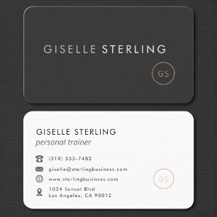 Personal Trainer Professional Business Card