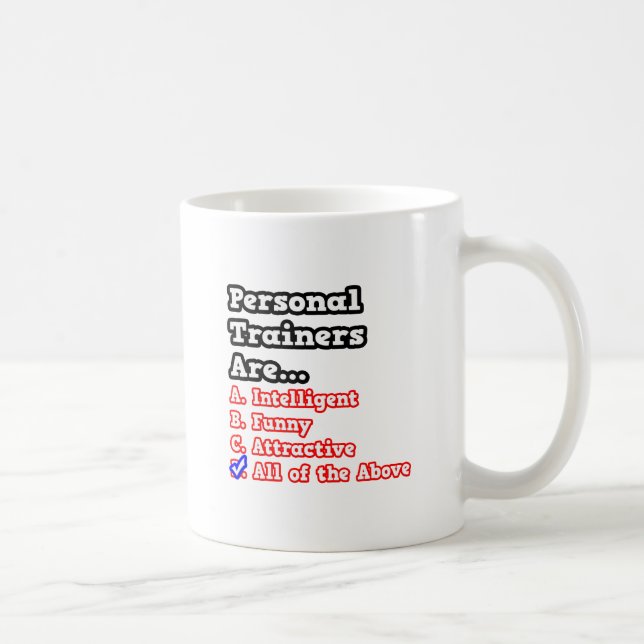Personal Trainer Quiz Coffee Mug (Right)